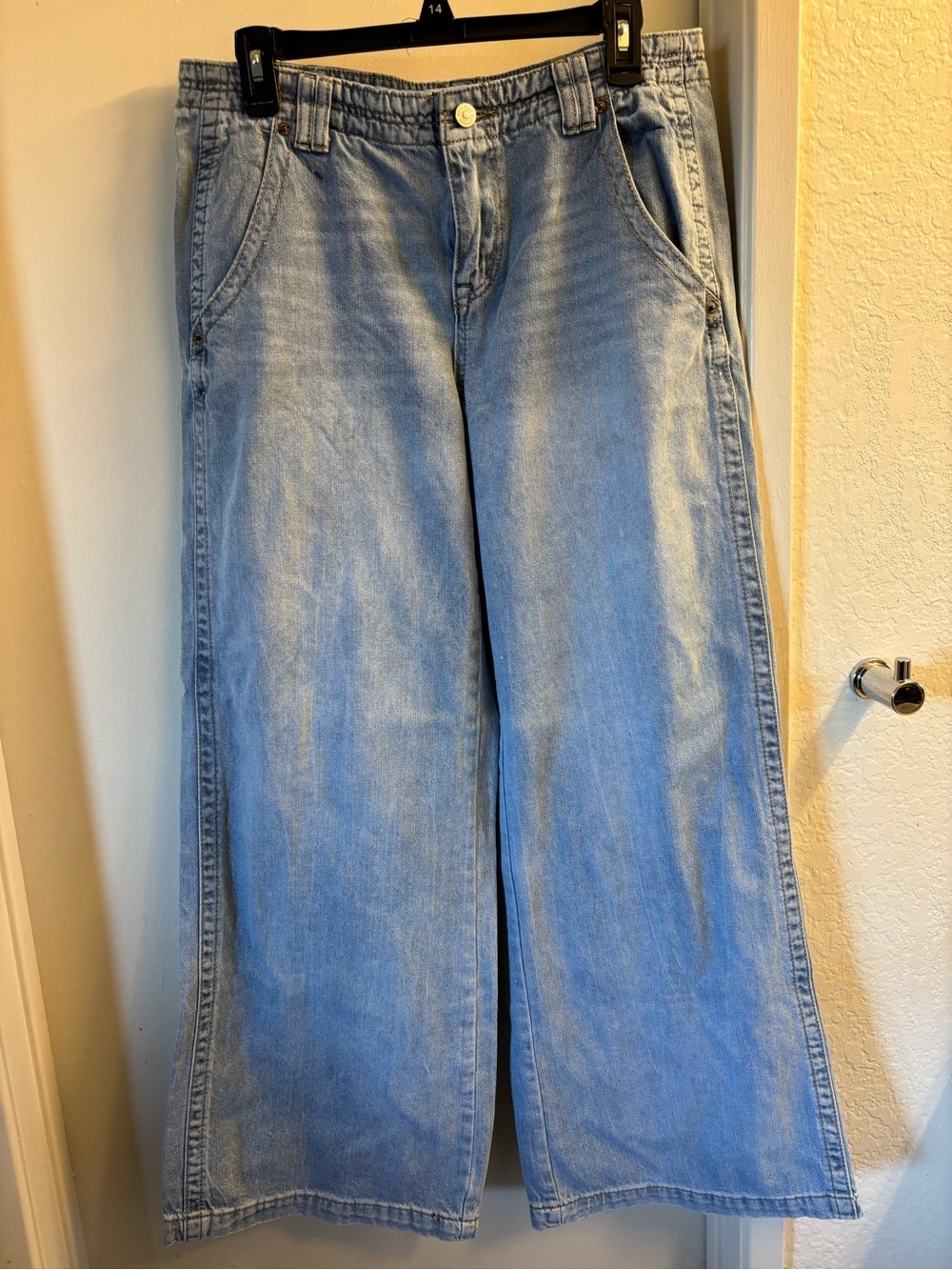 Rewash Light Blue Wide Leg Jeans size 11
